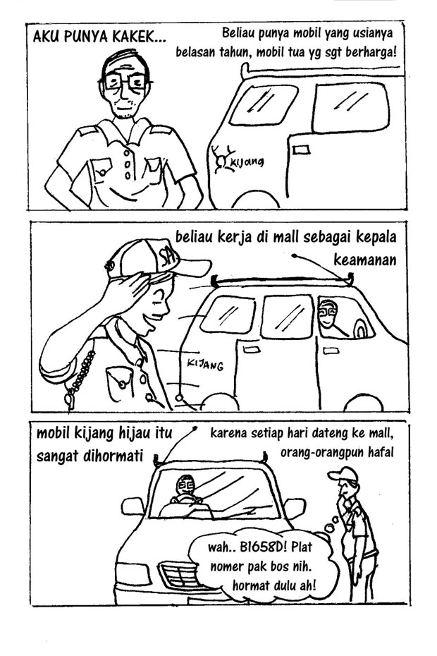 Gambar Komik Mobil - Belajar Menggambar