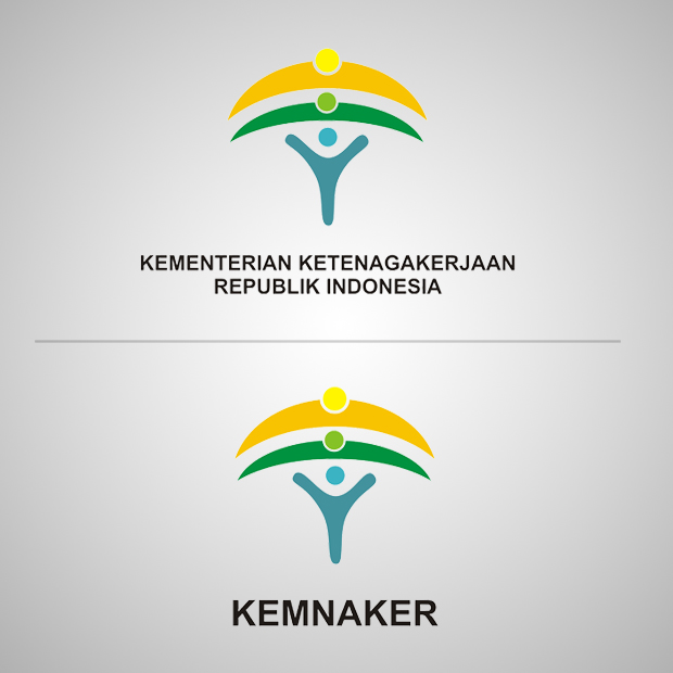 Logo Kemnaker Melindungi dan Menjadi Wadah | HelloMotion.com